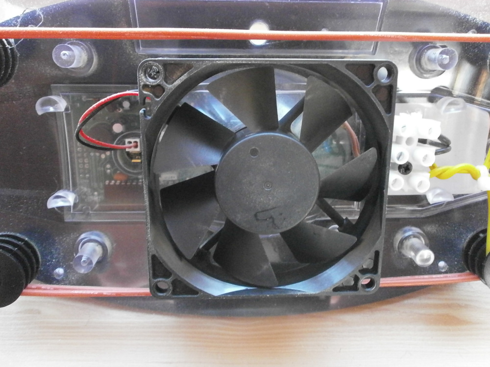 Fan and Wiring after Cleanup